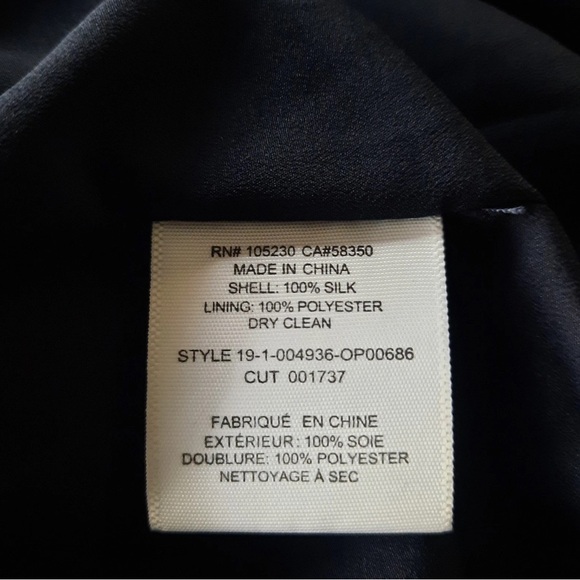 Joie Jael 100% Silk Jumpsuit Midnight Blue Floral - Picture 6 of 6